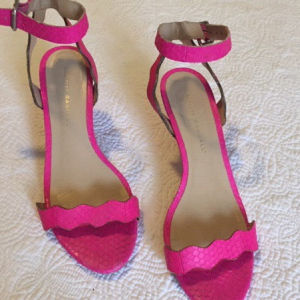 Loeffler Randall Emi pink sandals Size 7.5